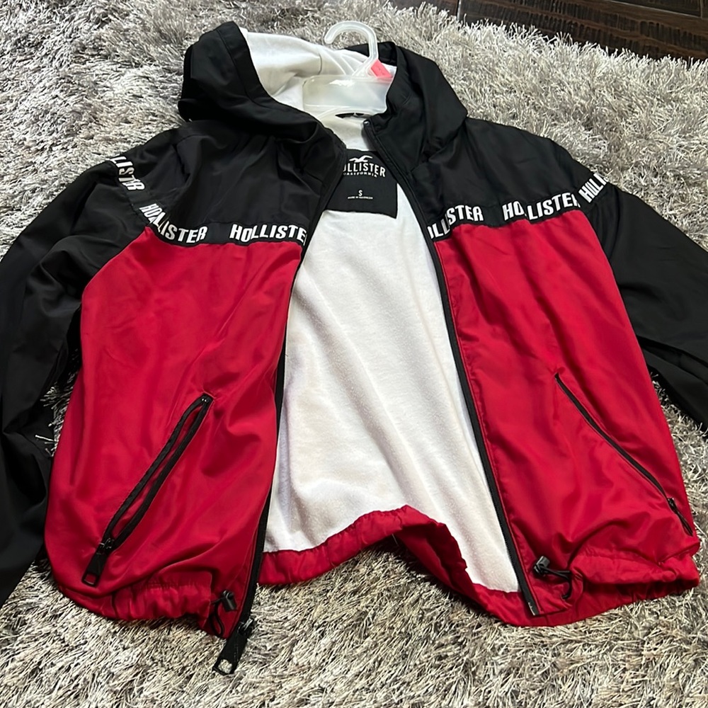 Hollister Red and Black Jacket